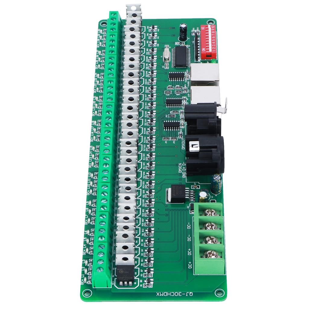 30CH DMX512 Konstant-Decoder LED-Controller Decoder für LED-Streifenlicht Bühnenbar-Zubehör 5-24V