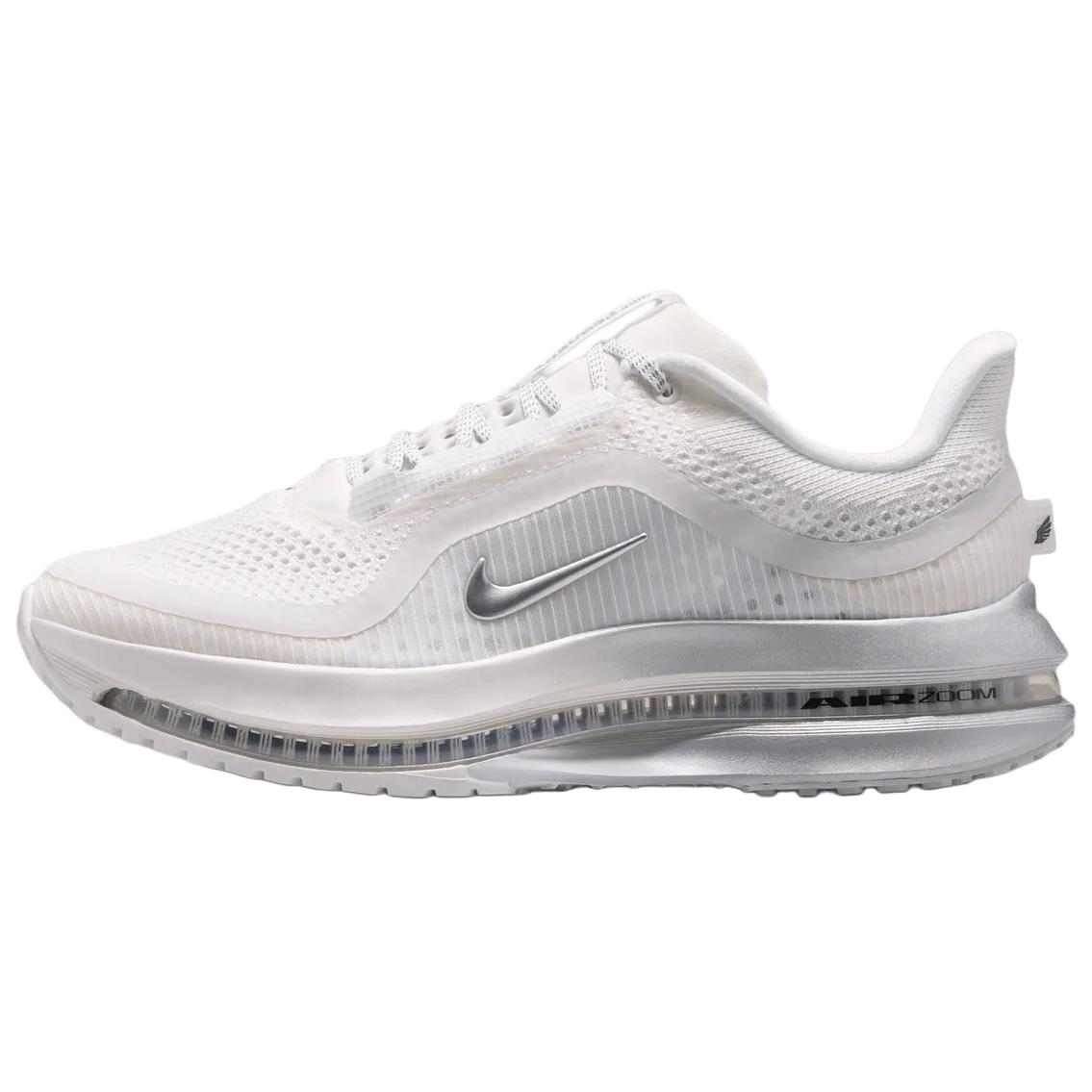 Nike Pegasus Premium ESS Bequeme Atmungsaktive Laufschuhe Damen Sneaker Weiß Silber IR0836-100 38.5 gray