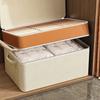 Large Capacity Moving Wardrobe Clothing Storages Box Fold Able Quilt Storage Bag Moving Bag Cotton Quilt Bag For Bedroom Closet