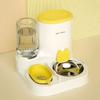Separate Design 2 in 1 Cat Food Dispenser Large Capacity Automatic Cat Water Feeder  Home