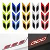 6 Pieces/set of 3D Reflective Strips, Anti Scratch and Anti-collision Night Warning Stickers, External Car Parts Deflection Stickers