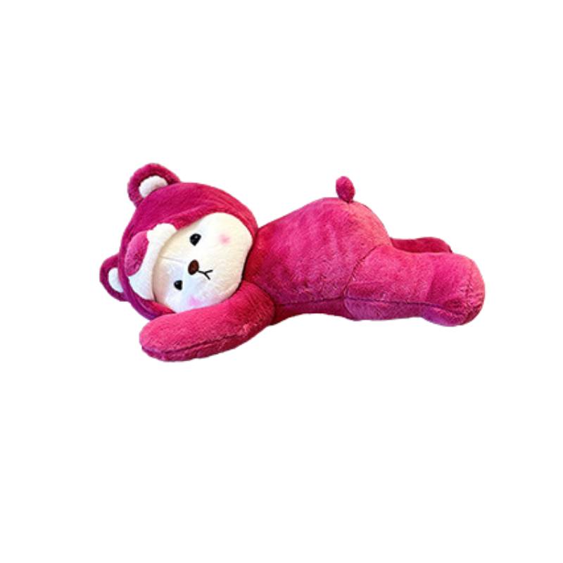 

Bear Doll Transformation Long Sleeping Pillow Kids Girls Gift Decoration Home 70cm/27.56in красный