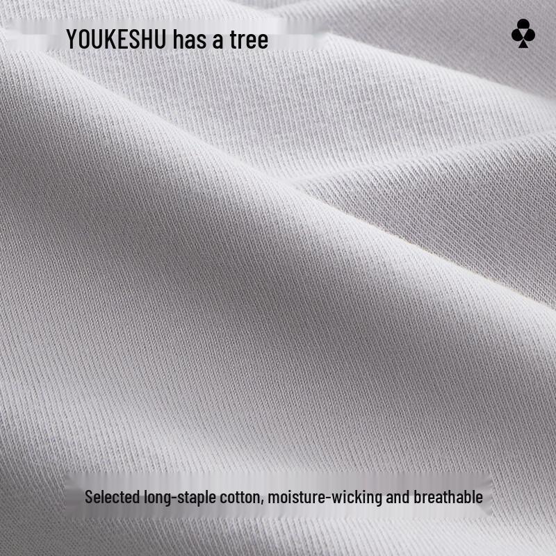 Youkeshu Men's Cotton Antibacterial Boxer Briefs