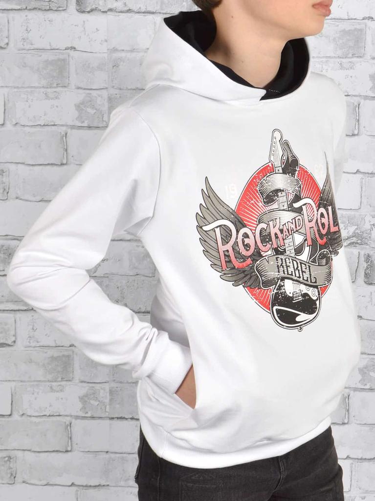 Boy s Two Tone Hooded Sweater