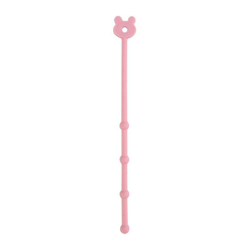 

DIY silicone cable tie, desk cable manager, data cable storage strap, data cable universal cable tie рожевий