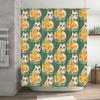Unique Cat Pattern Shower Curtain Cute Kitten Animal Bathroom Decor Waterproof Liner Vintage Home Decor Artistic Washroom Fabric