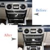 Carbon Fiber Style ABS Car Styling Center Control Mode Frame Trim Sticker For Mercedes Benz G Wagon G Class W463 Car