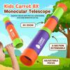8X Monocular-Telescope For Kids Educational Toy With 3-Section Retractable Design And Adjustable Focus