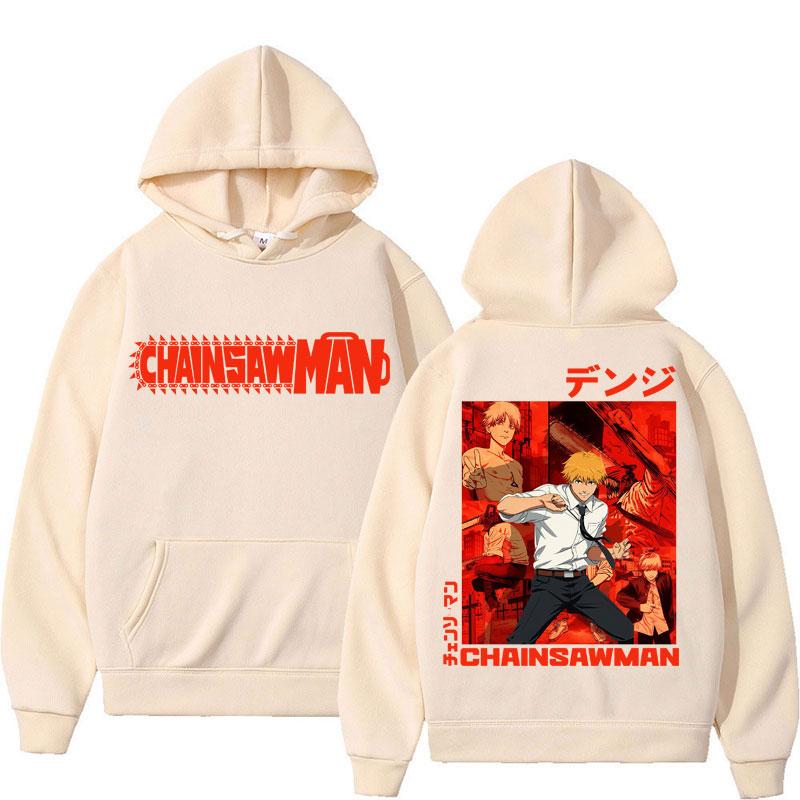 Japan Anime Chainsaw Man Graphic Hoodies Men's Fahion Cosplay Hoody Sweatshirt Oversized Fleece Casual Sportwear