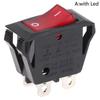4Plug Power Rocker Switch Rf-1009 16A Control Switch With Led Light For Rongfeng On/Off/I/O Switch