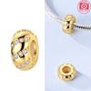 Zircon Orbit Lsolation Bead Charms copper Colors Ideal For Charm Bead Charms copper Colors Authentic Bracelets for Jewellery Making