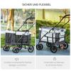 Foldable Dog Stroller, Pet Travel Crate, with Detachable Carrier, Soft Padding, for Mini, Small Dogs - Grey