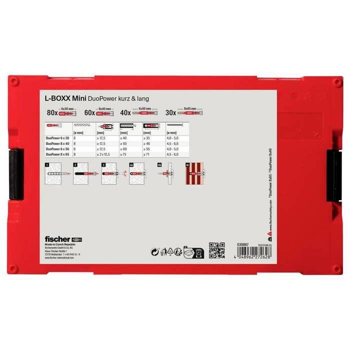 Fischer DUOPOWER Dübel-Sortimentsbox 539867 1 Stk(s)