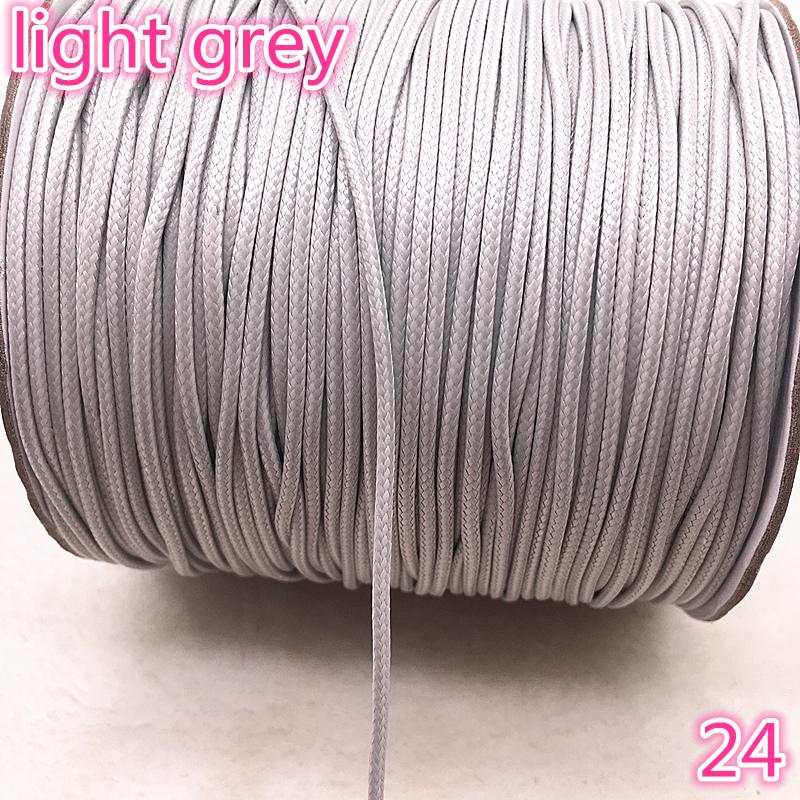 10 Meters 1mm 1.5mm Waxed Cotton Cord Waxed Thread Cord String Strap Necklace Rope Bead for Jewelry Making DIY Bracelet Necklace