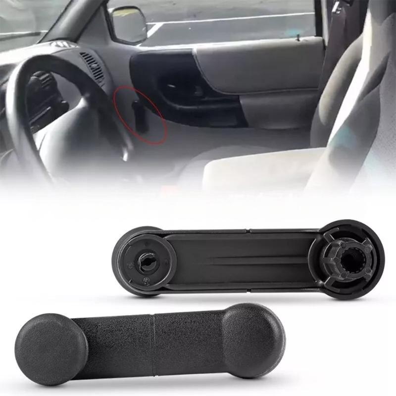 Black Car Door Window Crank Handle Replacement Part F37Z1023342A for F150 F250 F350 F450 F550 Models
