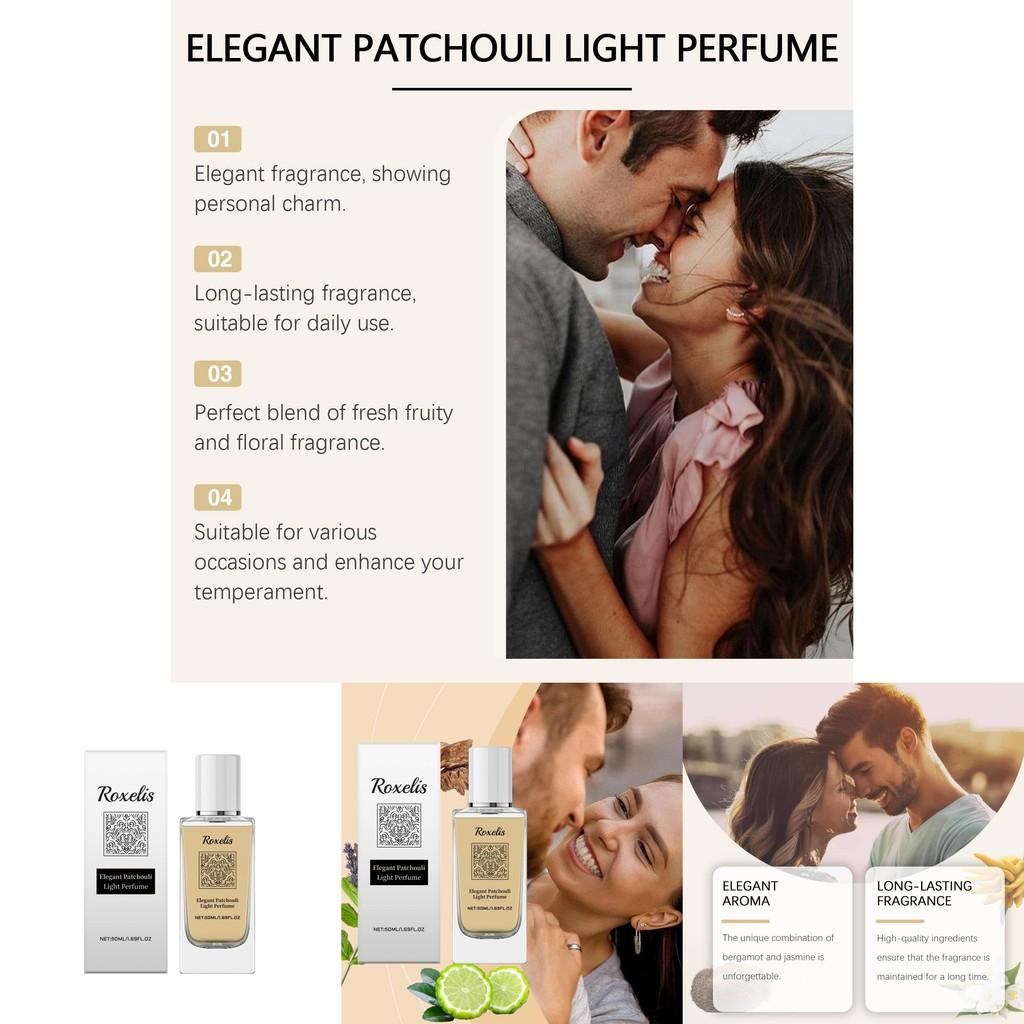 Elegant Patchouli Perfume Travel Size Fresh Fragrance Delicate Alluring Scent Spray