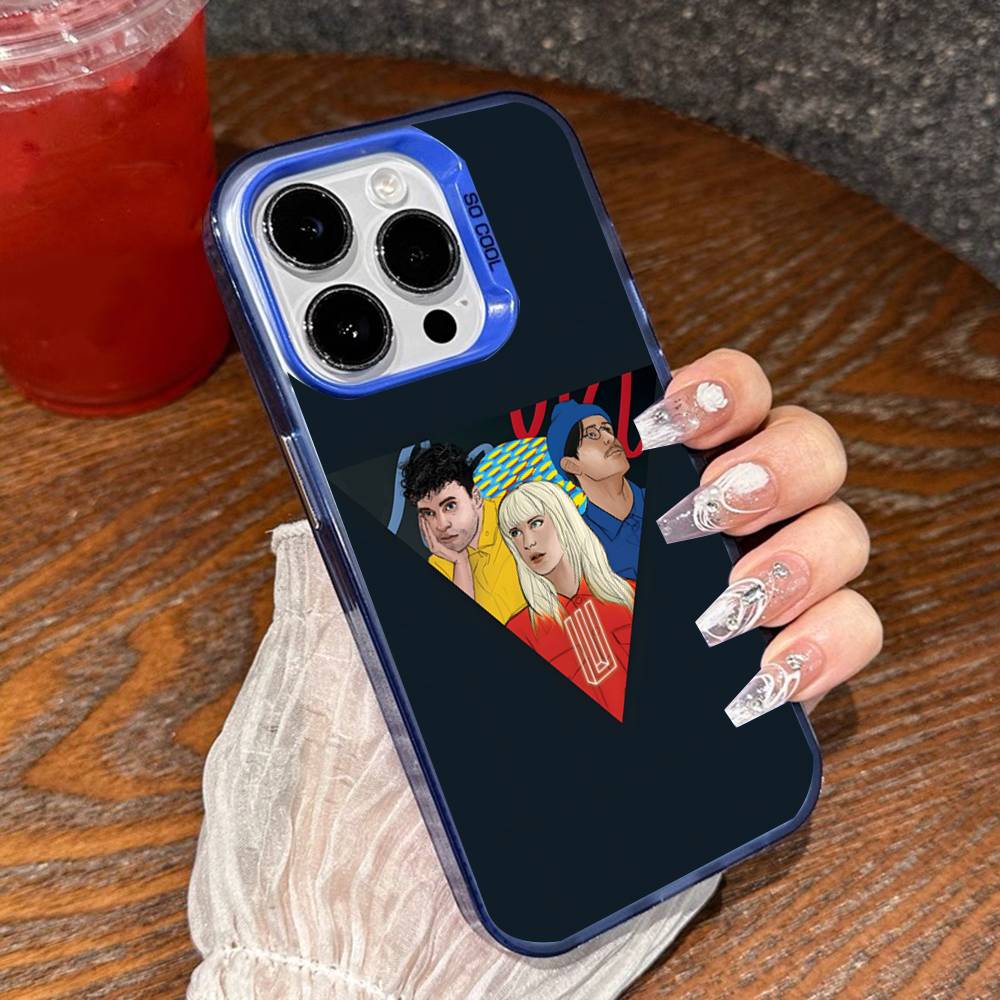 COOL Band P-Paramore Phone Case For iPhone 17,16,15,14,13,12,11,Mini,Pro,E,SE4,XS,MAX Blue Candy Matte Cover