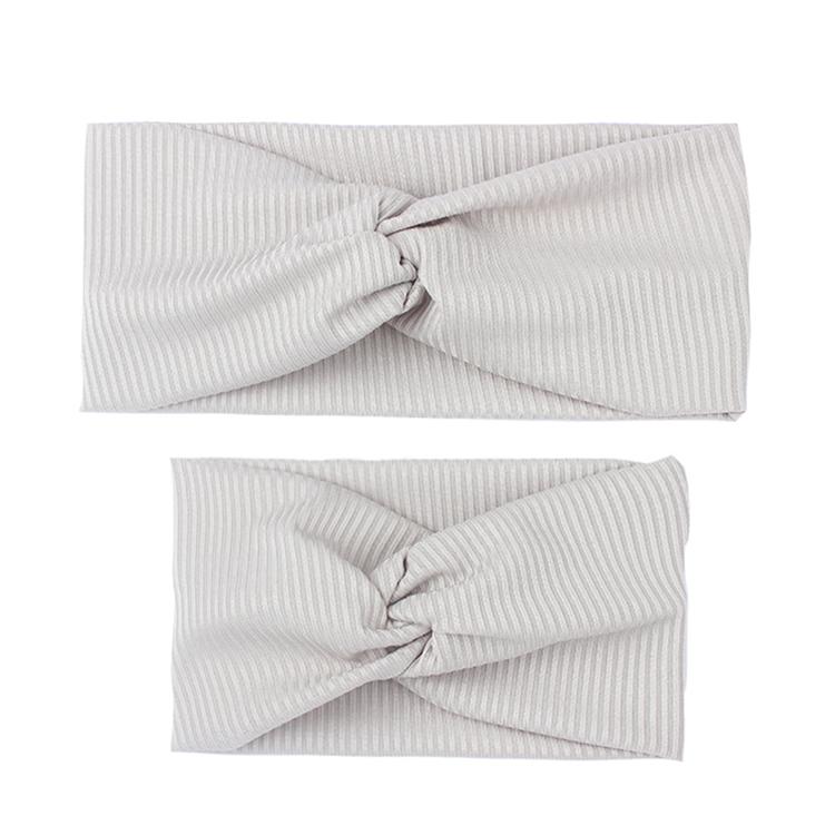 Chic Parent-child Knotted Rabbit Ears Hairbands Accessories Fashion Bow Headwraps Set Elastic Hair Bands