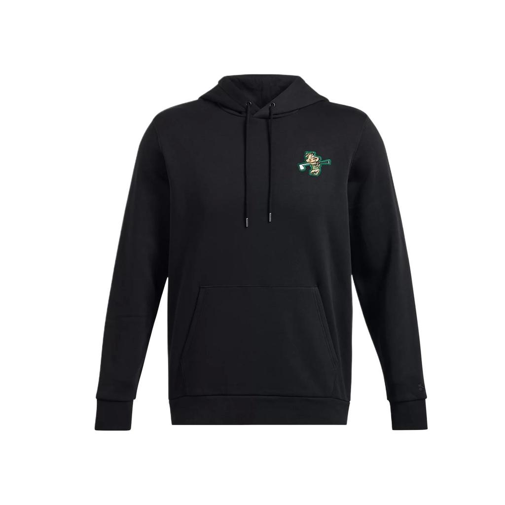 Under Armour Icon Goin Under Letter Pattern Printed Hoodie Men hoodies Black 1387135-001