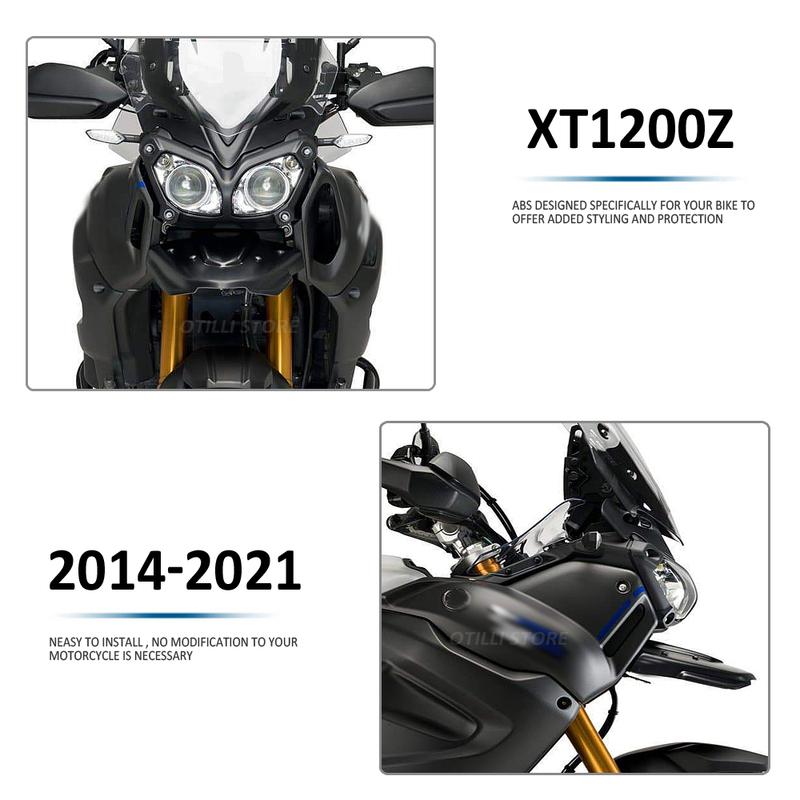 For Yamaha XT1200Z XT 1200 Z Super Tenere 1200 Motorcycle Front Beak Nose Extension Wheel Fender 2010-2021 2011 2012 2013 2014
