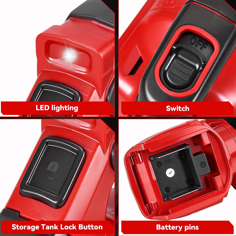 ONEVAN 16KPA Electric Vacuum Cleaner 6in1 Cordless Handheld Home Vacuum Floor Pet Hair Cleaning Tool For Makita 18V Battery Pin