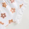 Baby Girl Summer Clothes Floral Print Sleeveless Romper and Ruffle Shorts Headband Set 3PCS Outfits 0-18 Months