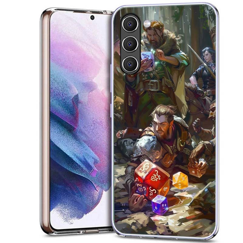 Game D-Dungeons D-Dragons D-DND Phone Case for Samsung A54 A14 A24 A34 A17 A37 A57 A55 A35 A25 A15 A13 A23 A33 A53 A07 A05S A04S