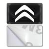 DBGO4 2/5/10 Stück Carbonfaser Lenkrad Auto Logo Emblem 3D Aufkleber für Citroen C1 C2 C3 C4 C5 C6 C8 C4L DS3 DS4 DS5LS DS6