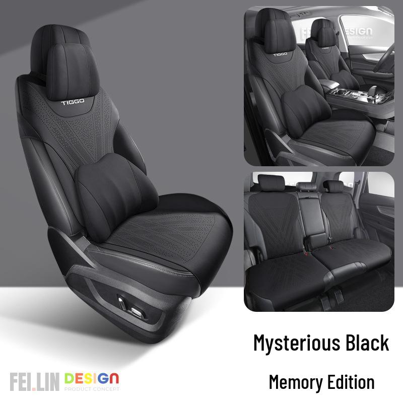 Universal Semi-Enclosed Car Seat Cushion for Tiggo 8 - Fits 5 & 7 Seaters, All-Season Comfort