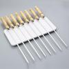 Zhishi 40cm Wooden Handle BBQ Skewers, 20-Pack