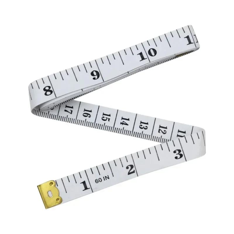 150cm/60" Body Measuring Ruler Sewing Tailor Tape Measure Centimeter Meter Sewing Measuring Tape Soft