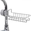 Kitchen Stainless Steel Sink Drain Rack Sponge Storage Faucet Holder Soap Drainer Towel Rack Shelf Organizer Kitchen Accessories