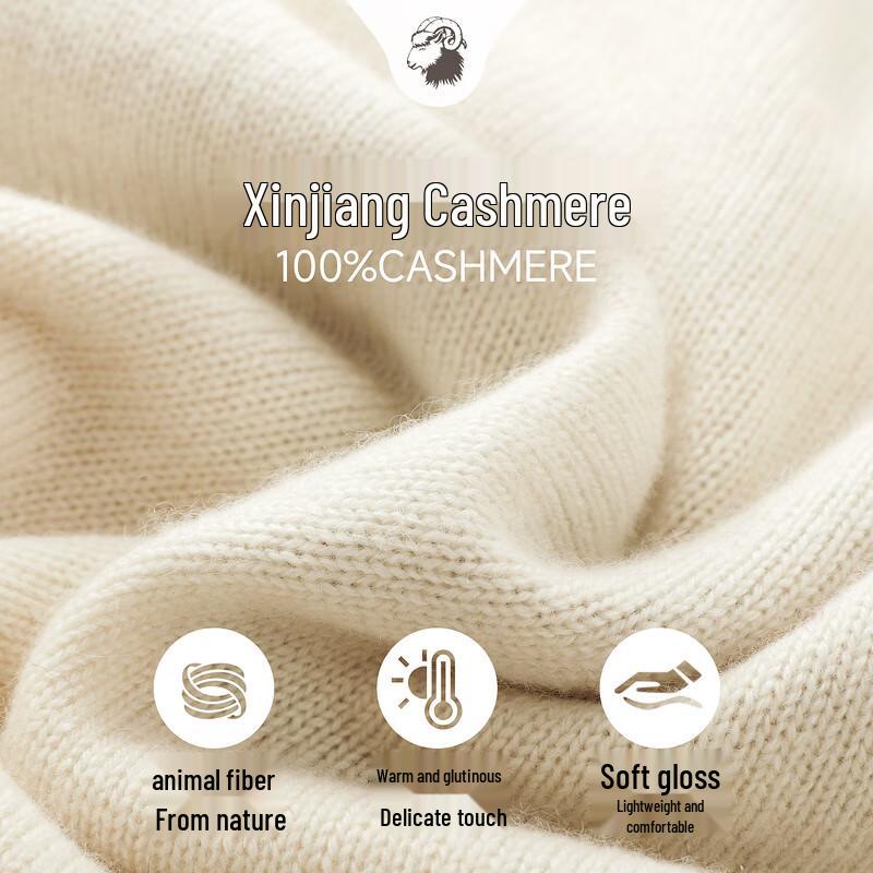 Zhaojun Women's Thick 100% Cashmere Turtleneck Sweater