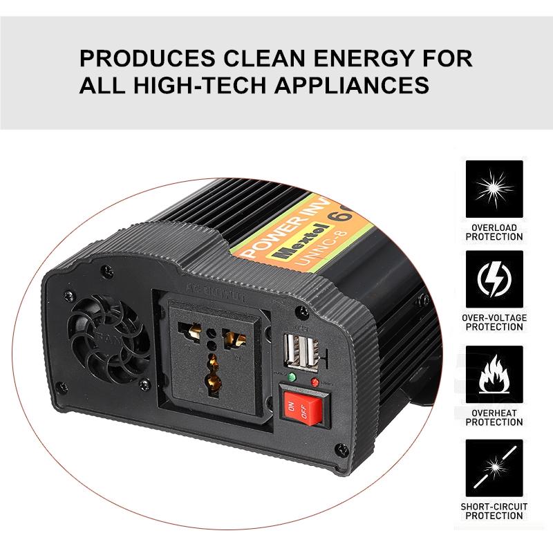 6000W Solar Power Inverter 12V DC To 220V AC Modified Sine Wave Multifunctional Inverter