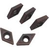 10pcs GBJ DCMT21.51 DCMT21.52 DCMT070204 Carbide Insert Lathe Turning Inserts Turning Tool for SDJCR/L T Tool Holder (DCMT21.51 Bronze)