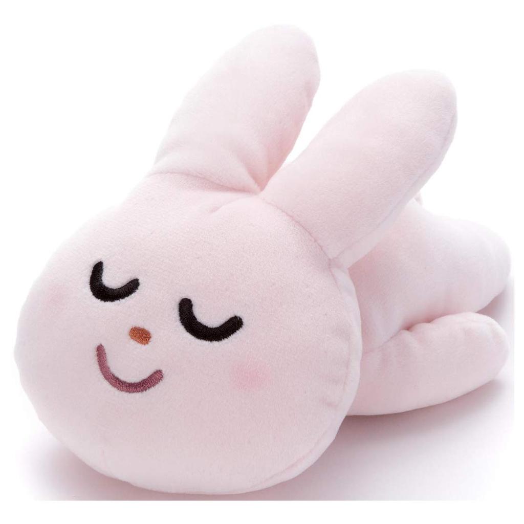 Takara Tomy Arts Irasutoya Sleeping Friend Rabbit Plush Toy Width Approx. 19cm