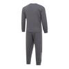 Adidas Casual Sports Suit Ss25 Round Neck Pullover Long Sleeve Sweatshirt Fashion Simple Drawstring Pants Kids suit Dark-Gray KC1551