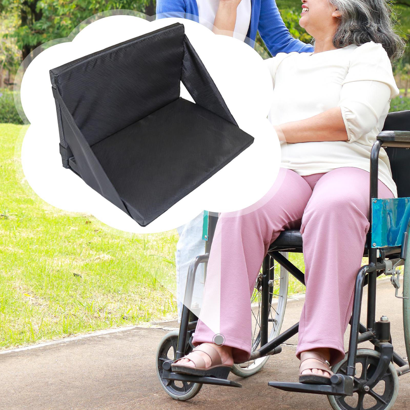 

Wheelchair Footrest Sturdy Stable Comfortable Replace Leg Cushion Protector