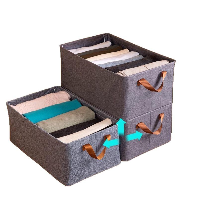 Faltbare Stoff-Schrankorganizer-Box für Kleidung und Hosen