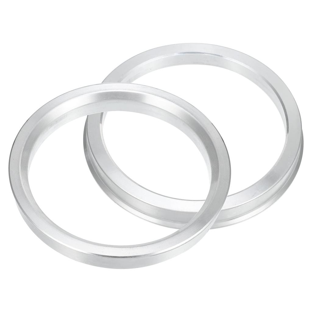uxcell Hub Centric Ring Aluminum Alloy Car Hub Center Ring Wheel Replacement Boressor Spacer Silver Tone 4pcs 83.1mm-71.1mm