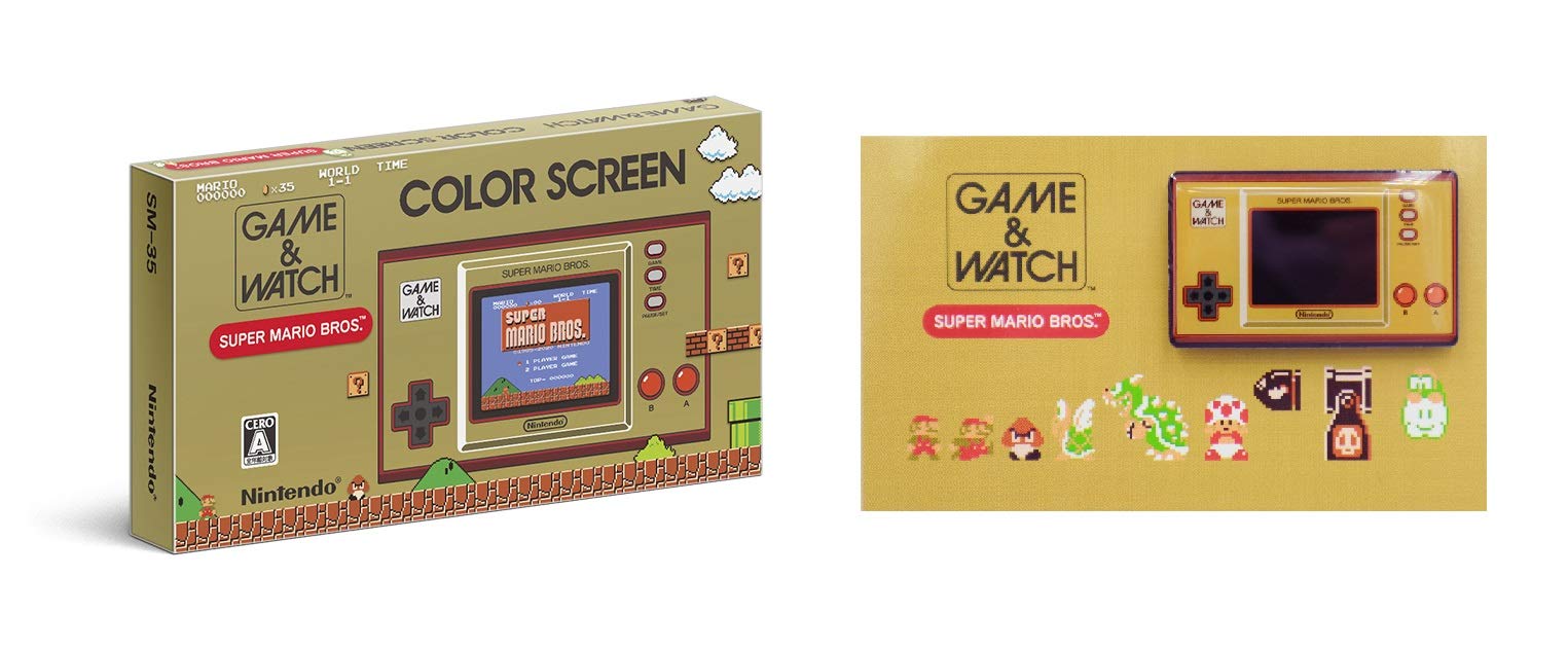 

Game Watch Super Mario Watch оригинальные значки и Bros.. (Игра и включено)