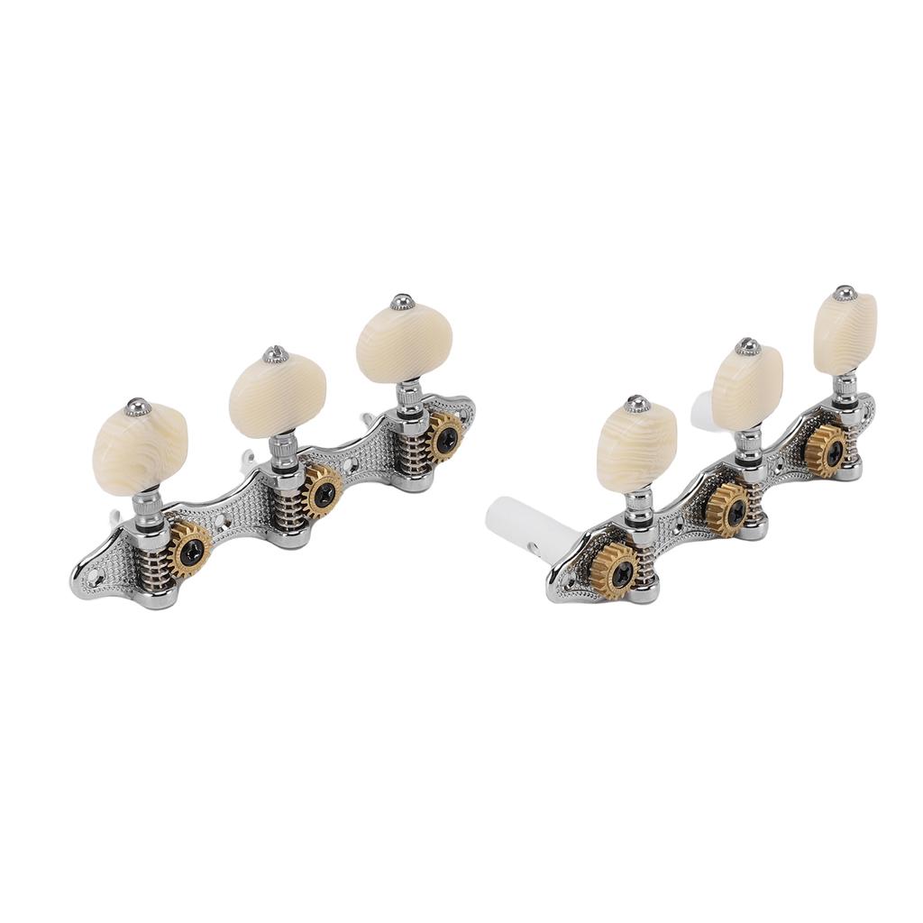 2 Set Guitar Tuners Machine Heads Tuning Keys String Pegs 3L3R Classical Guitar Supplies