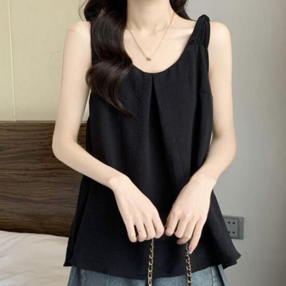 Navava Women Ribbon Sleeveless Top Nb2581