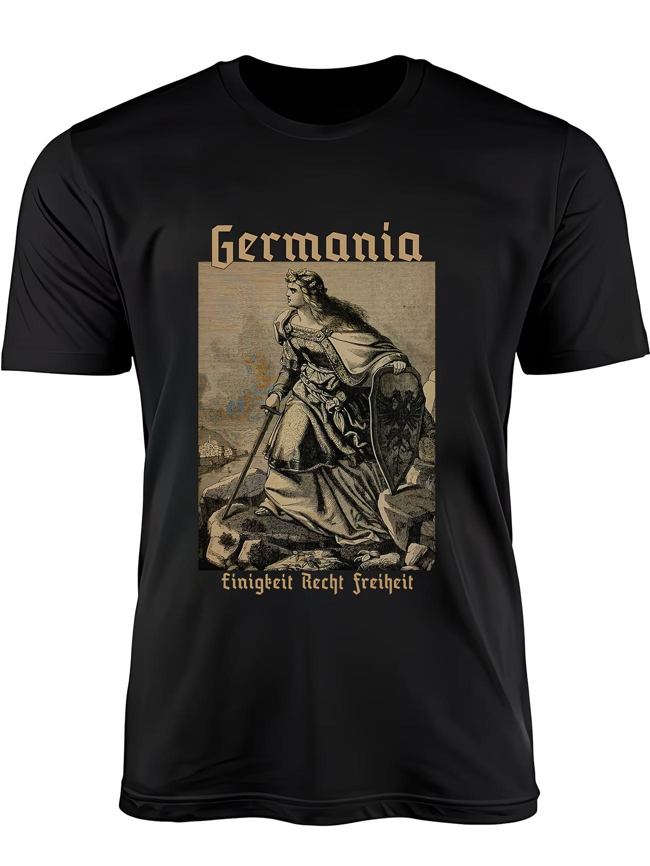 

Vintage Retro GerUnisexia Graphic T Shirt Womens Unisexs Cotton Tee Summer Spring Vintage Harajuku Top Oversized Streetwear ONeck 4XL