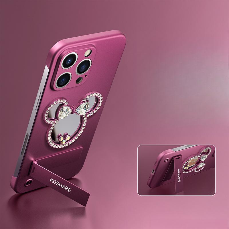 Mouse Mirror Bracket Suitable for IPhone16 IPhone Case 15promax Ultra-thin Frameless 14 Half Pack 13