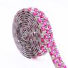 3 Yards Kristall Selbstklebende Strasssteine Aufkleber Mehrfarbig Kristall Motiv Strasssteine Verzierungen Band Diy Kleidung Schuhe Spitze
