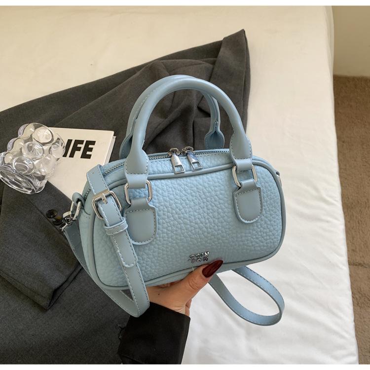 Ретро красивая маленькая свежая весенняя женская новая модная ручная сумка-боулинг, повседневная кроссбоди сумка-ракушка