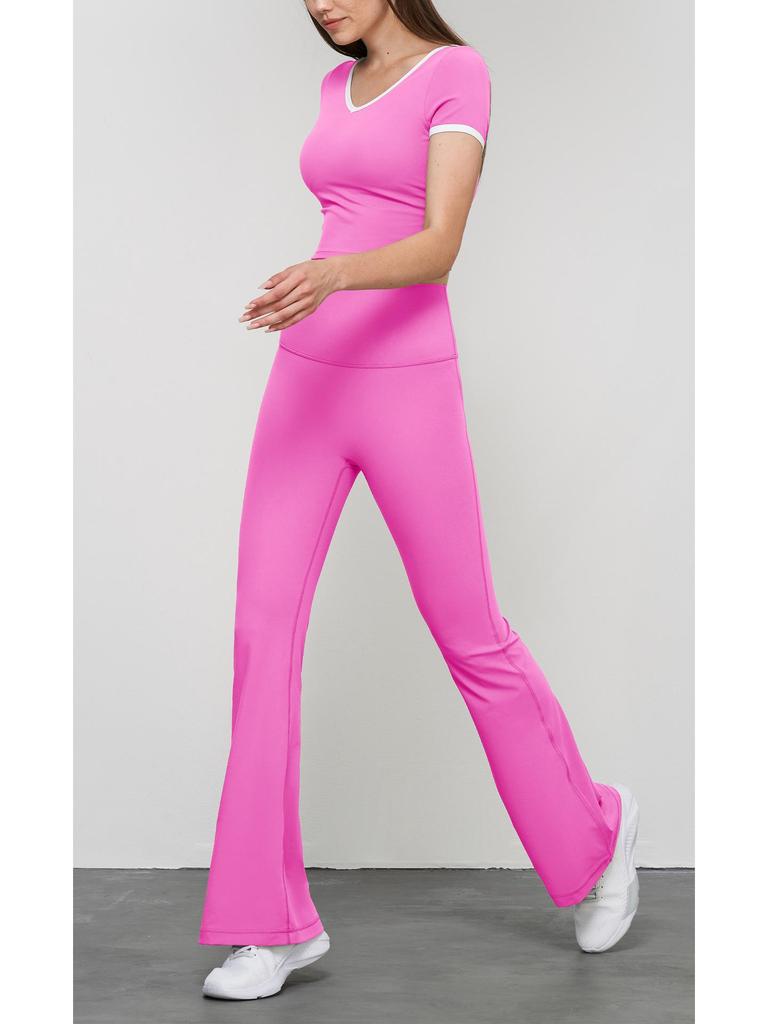 Nuls Youth High-Waisted Butt-Lifting Flare Yoga Pants for Autumn/Winter - New Wide-Leg Fitness Pants for Women