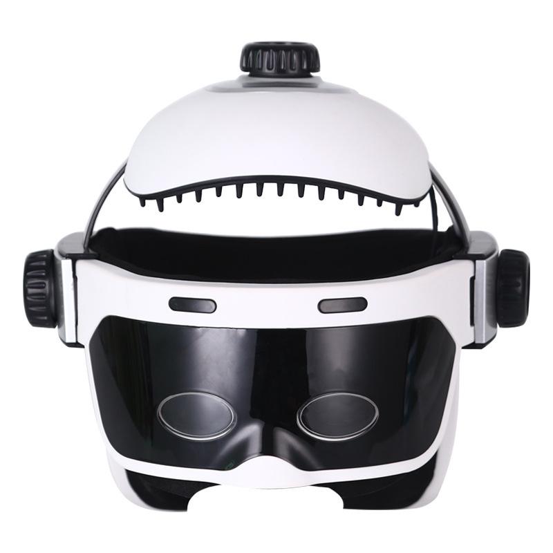 Automatic Scalp Massager Helmet for Migraine and Fatigue Relief, Sleep Aid, and Meridian Dredging.