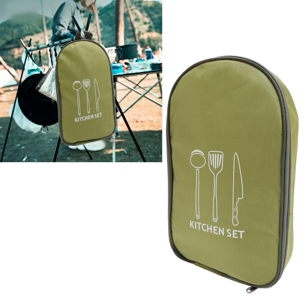 Camping Cookware Storage Bag Portable Camping Cooking Utensils Set Bag   for Outdoor